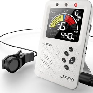 LEKATO Rechargeable Guitar Tuner and Metronome