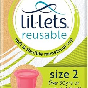Lil-Lets Reusable Menstrual Cup Size 2