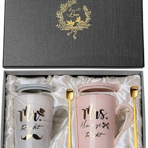 Mr Right and Mrs Always Right Mug Set