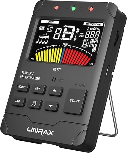MT2 3-in-1 Rechargeable Metronome Tuner...
