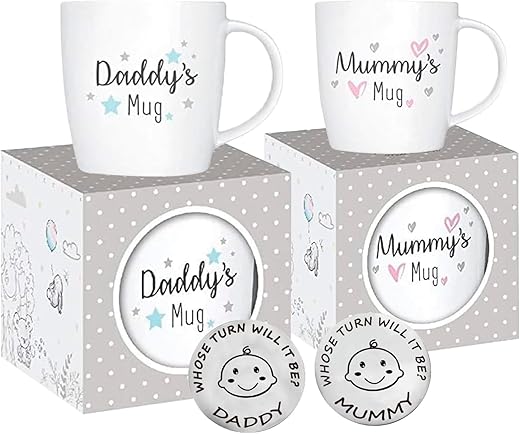 Set of 2 Mummy and Daddy Mugs – P...