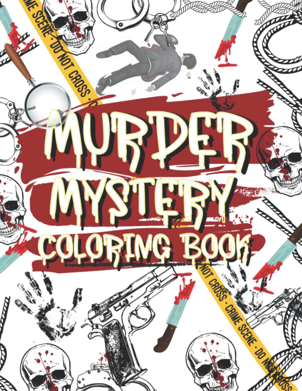 Murder Mystery Coloring Book – Fu...