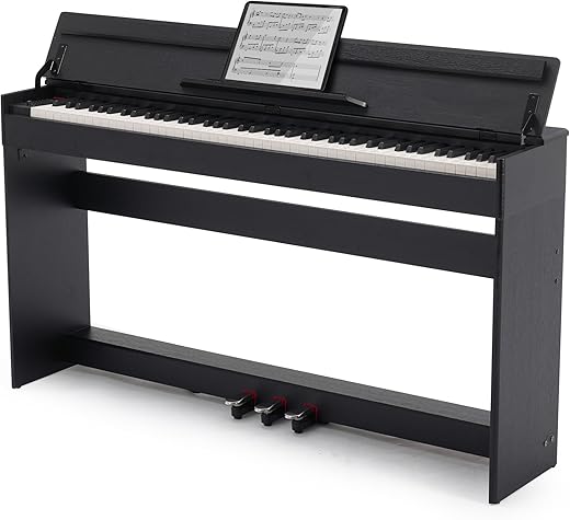 MUSTAR 88-Key Digital Piano with Weight...
