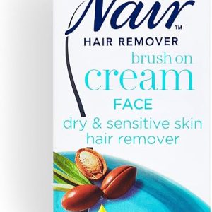 Nair Nourish Facial Brush-On Hair Removal Cream