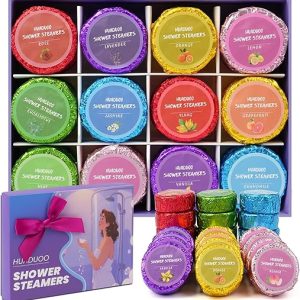 Natural Shower Steamers with Essential Oils