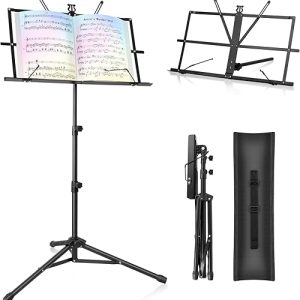 New Bee Adjustable Music Stand with Bag