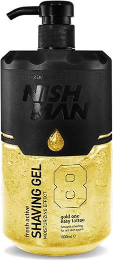 NISHMAN Gold Shaving Gel 1000ml –...