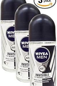 NIVEA MEN Black & White Roll-On Deodorant
