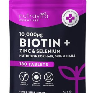 Nutravita Biotin Hair Growth Supplement 10000mcg
