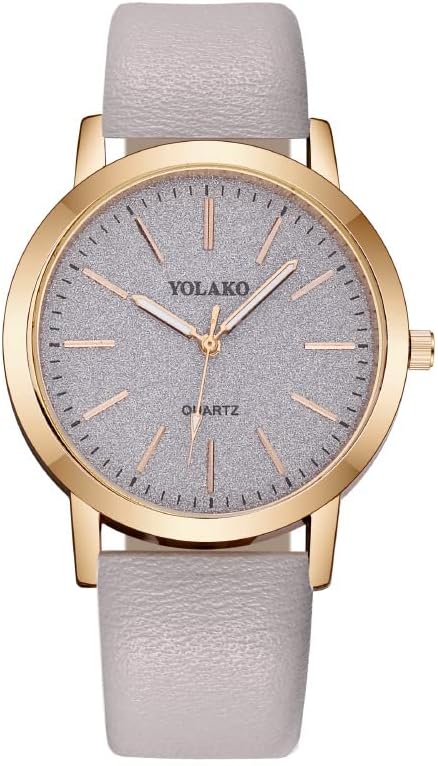 Stylish Women’s Leather Quartz Wa...
