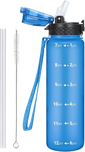 Motivational 1L Sports Water Bottle wit...