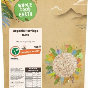 Organic High Fibre Porridge Oats 3kg