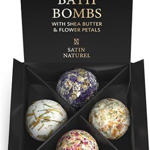 Organic Luxury Bath Bomb Gift Set for Women