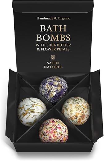 Luxury Organic Bath Bombs Gift Set for ...