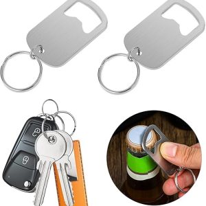Ouligay Stainless Steel Bottle Openers Keychain