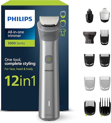Philips 5000 Series 12-in-1 Multigroom ...