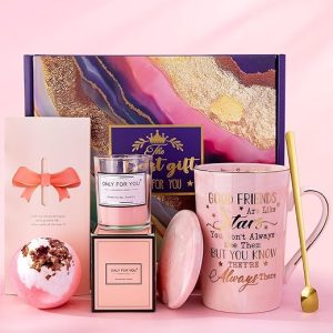 Pink Friendship Coffee Mug Gift Set