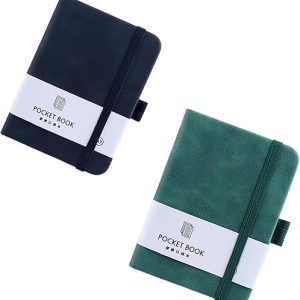 Portable A7 Pocket Notebooks - 2 Pack