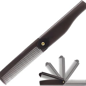 Portable Folding Beard Comb for Grooming