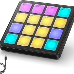 Portable MIDI Controller with 16 Pads