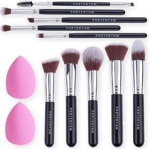 PORTENTUM 12-Piece Makeup Brush Set