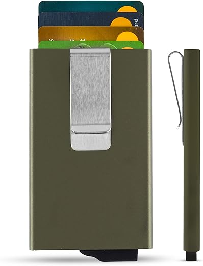 Slim RFID Blocking Metal Card Holder Wa...