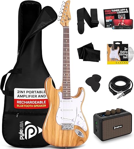Pyle 97cm Electric Guitar Kit for Begin...