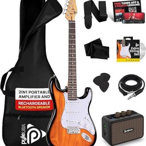 Pyle Full Size Electric Guitar Beginner Kit