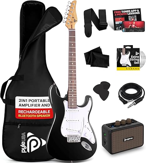 Pyle Full Size Electric Guitar Starter ...