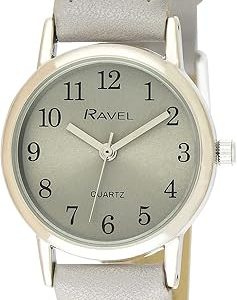 Ravel Women's Pastel Silver Tone Watch
