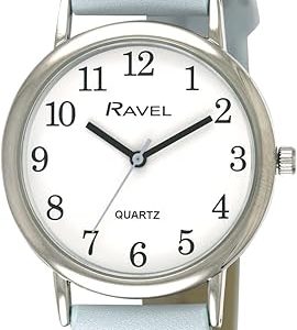 Ravel Women's Pastel Silver Tone Watch