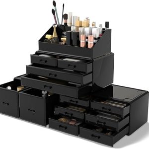 READAEER Makeup Organizer with 12 Drawers
