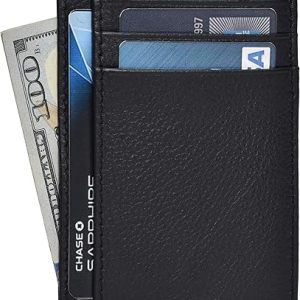 Real Leather Minimalist RFID Wallet for Men