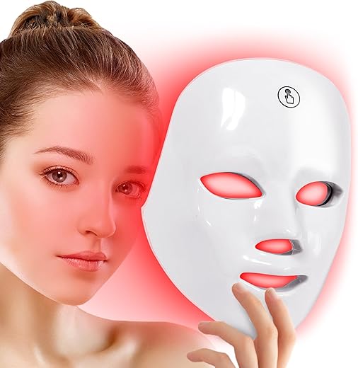 Rechargeable LED Light Therapy Face Mas...