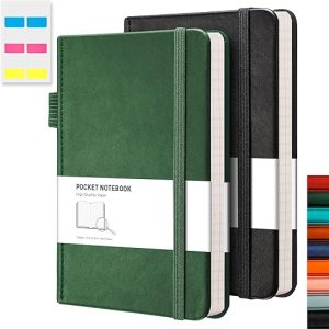 RETTACY A6 Mini Pocket Notebook 2 Pack
