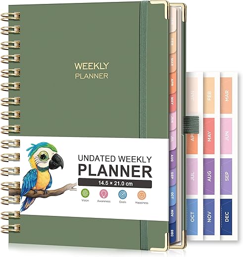 RETTACY Undated Planner – Weekly ...