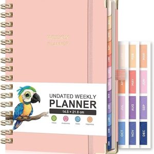 RETTACY Undated Planner for Flexible Scheduling