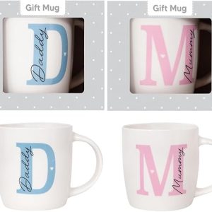 Set of 2 Mummy and Daddy Mugs