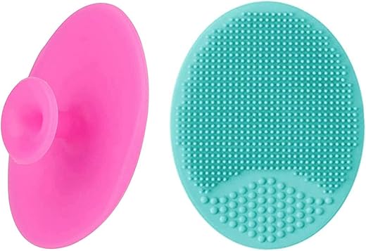 Silicone Facial Cleansing Brush Set for...