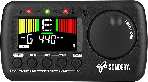 Sondery 3-in-1 Digital Metronome, Tuner...