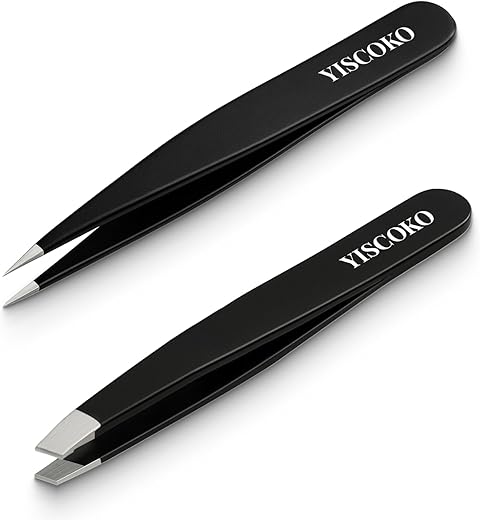 Stainless Steel Eyebrow Tweezers for Wo...