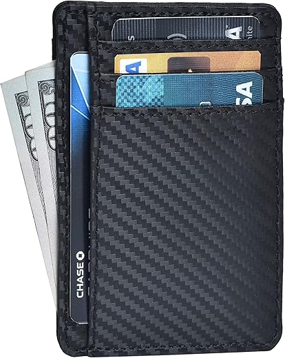 Slim Real Leather RFID Blocking Wallet ...
