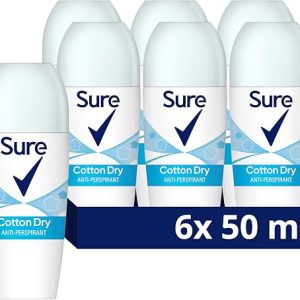 Sure Cotton Dry Women's Deodorant Pack of 6
