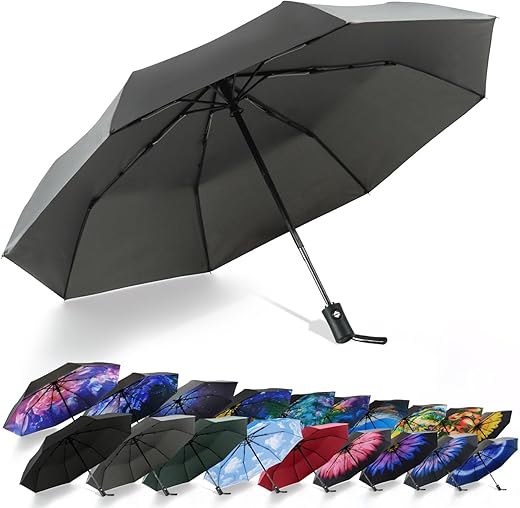 SY COMPACT Windproof Automatic Travel U...