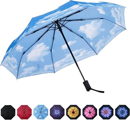 Windproof Automatic Travel Umbrella