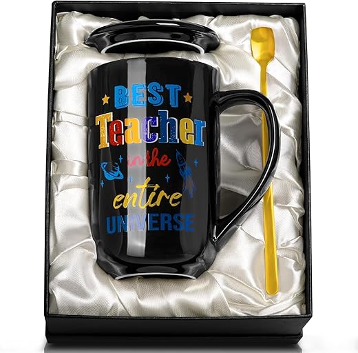 18oz Teacher Coffee Mug Gift Set –...
