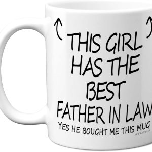 This Girl Has The Best Father in Law Mug