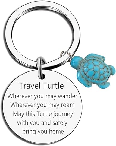 Cute Travel Turtle Keychain – Goo...