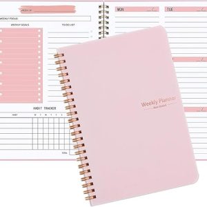 Undated A5 Weekly Planner Notebook