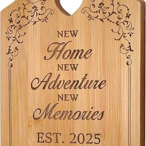 Unique House-Shaped Bamboo Cutting Board